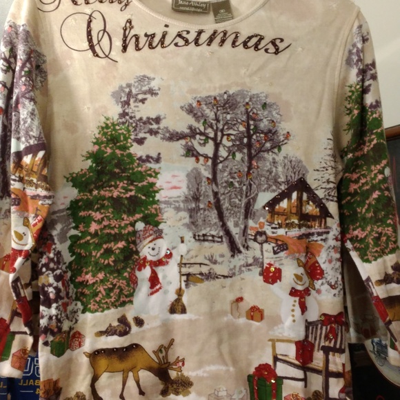 Jane Ashley Christmas shirt size medium - Picture 4 of 4
